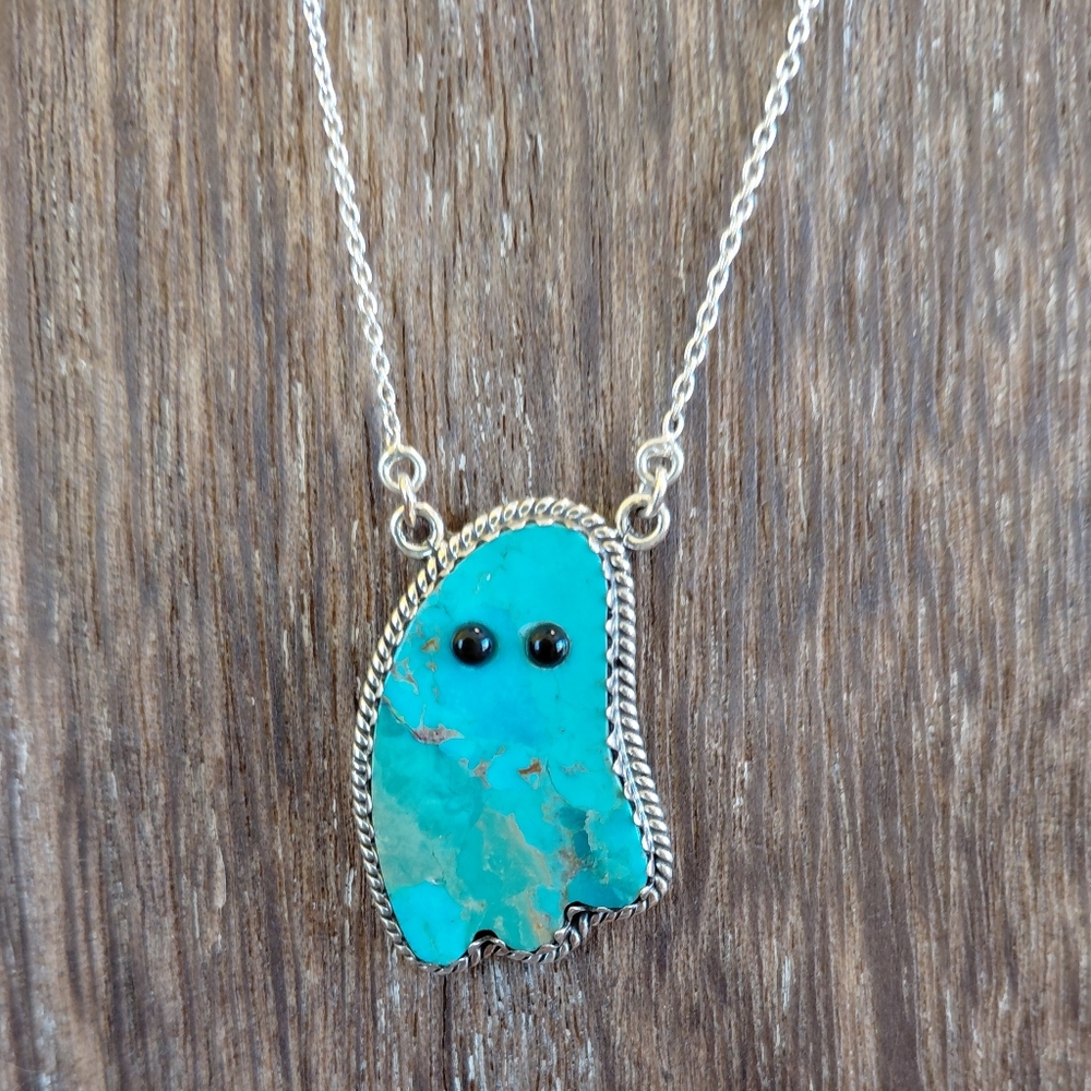 Mojave Turquoise Ghost Necklace